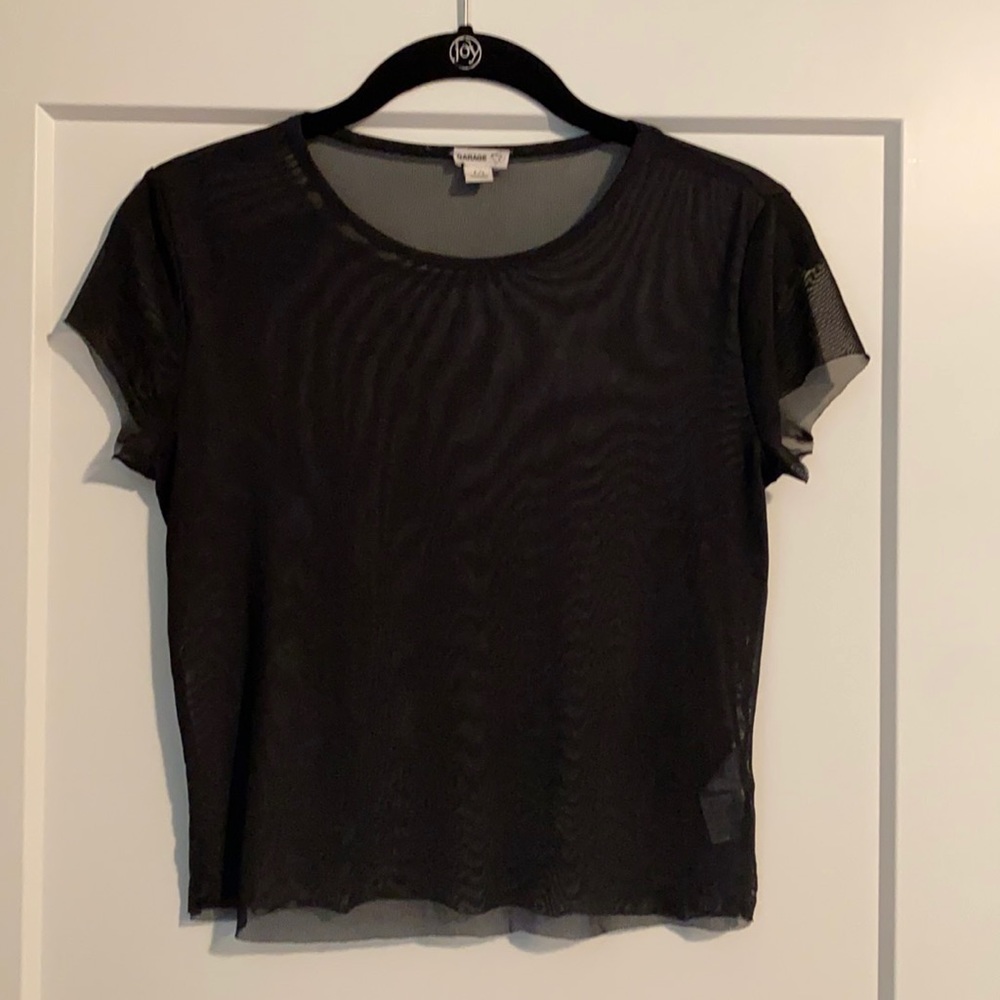 Garage Mesh Black Tee